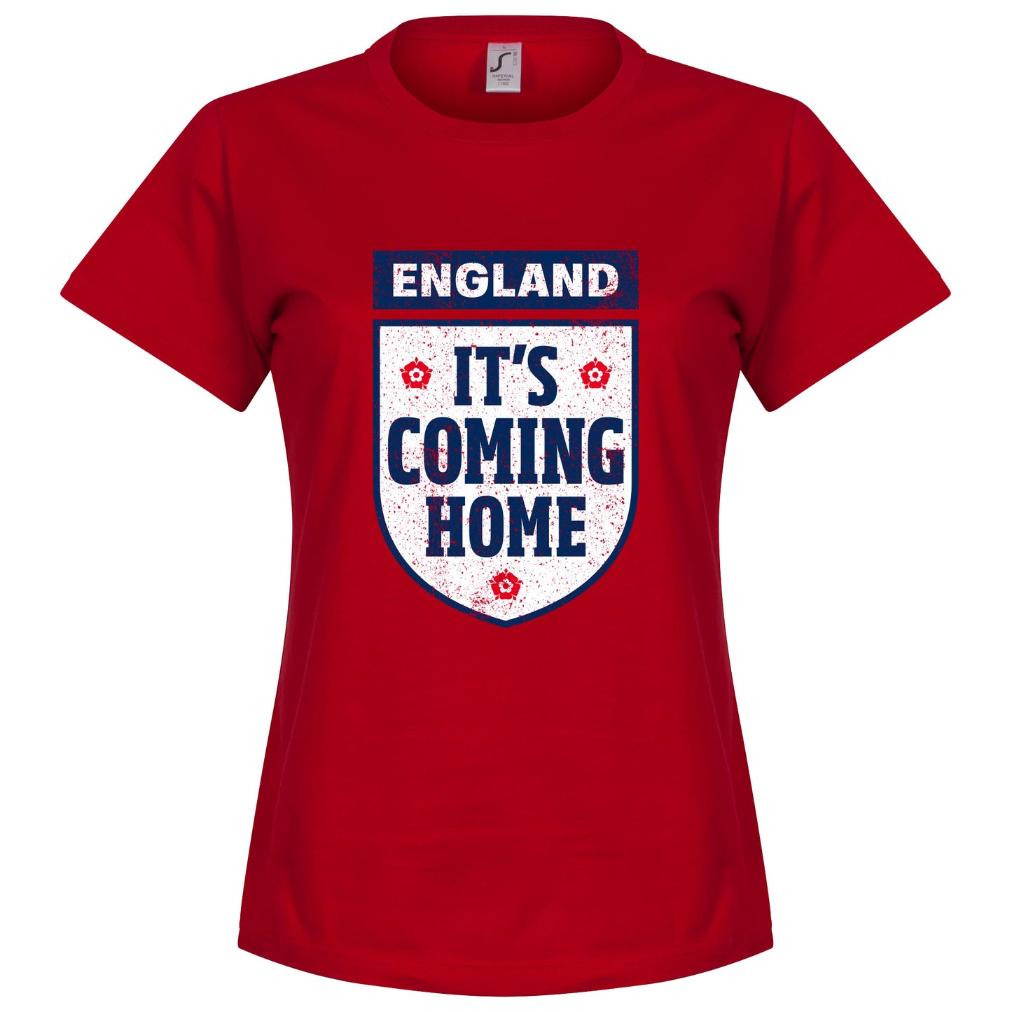 It’s Coming Home England Womens T-shirt - Red