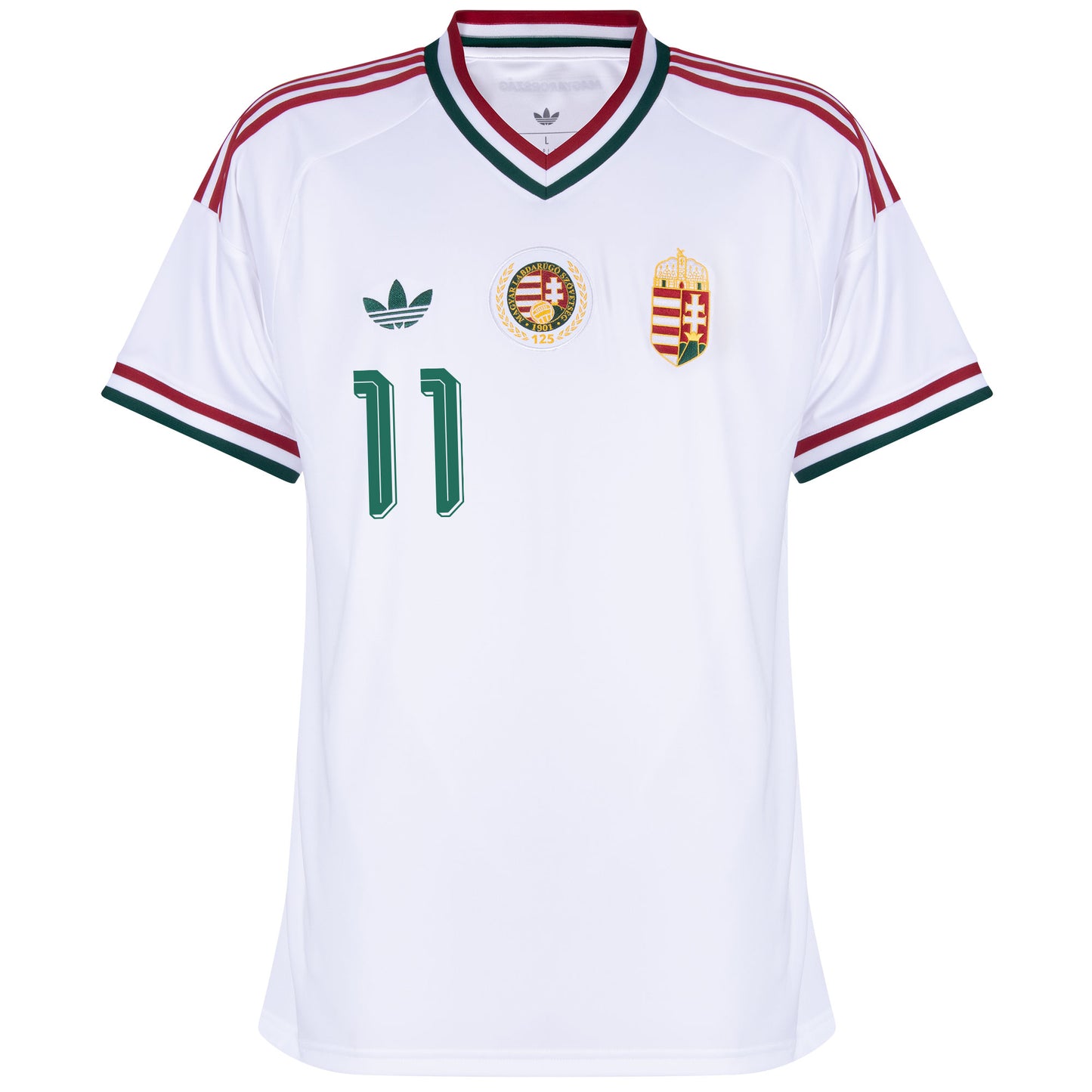 adidas Hungary Away Kerkez 11 Shirt 2026-2027 (Official Printing)