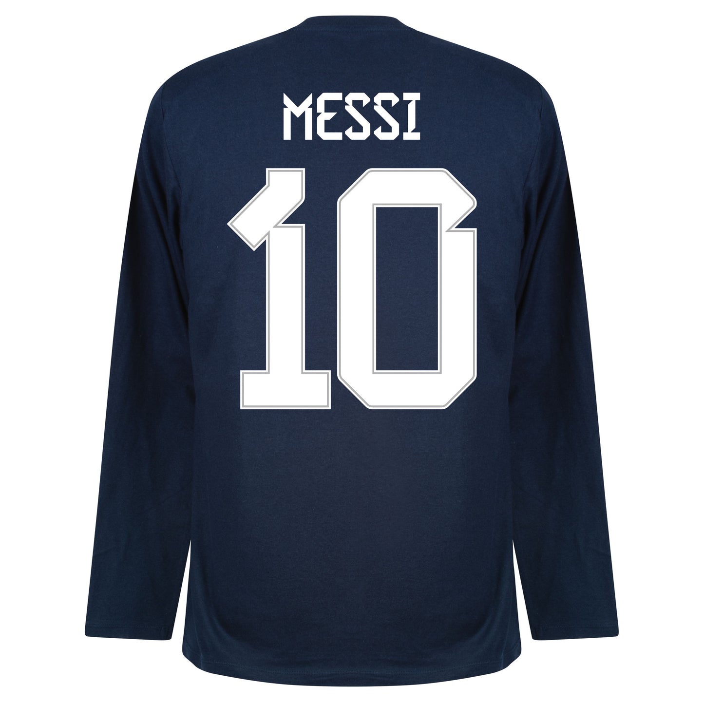 Argentina Messi 10 Team L/S T-shirt - Navy