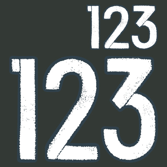 adidas Germany Away Front & Back Number Sets (110mm & 260mm) 2016 2017