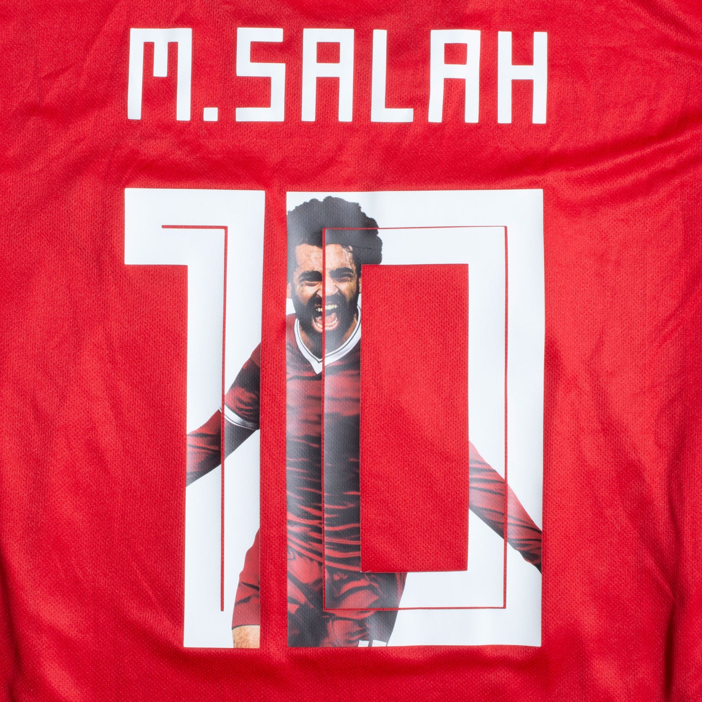 Egypt M. Salah 10 Gallery Team T-Shirt - Red