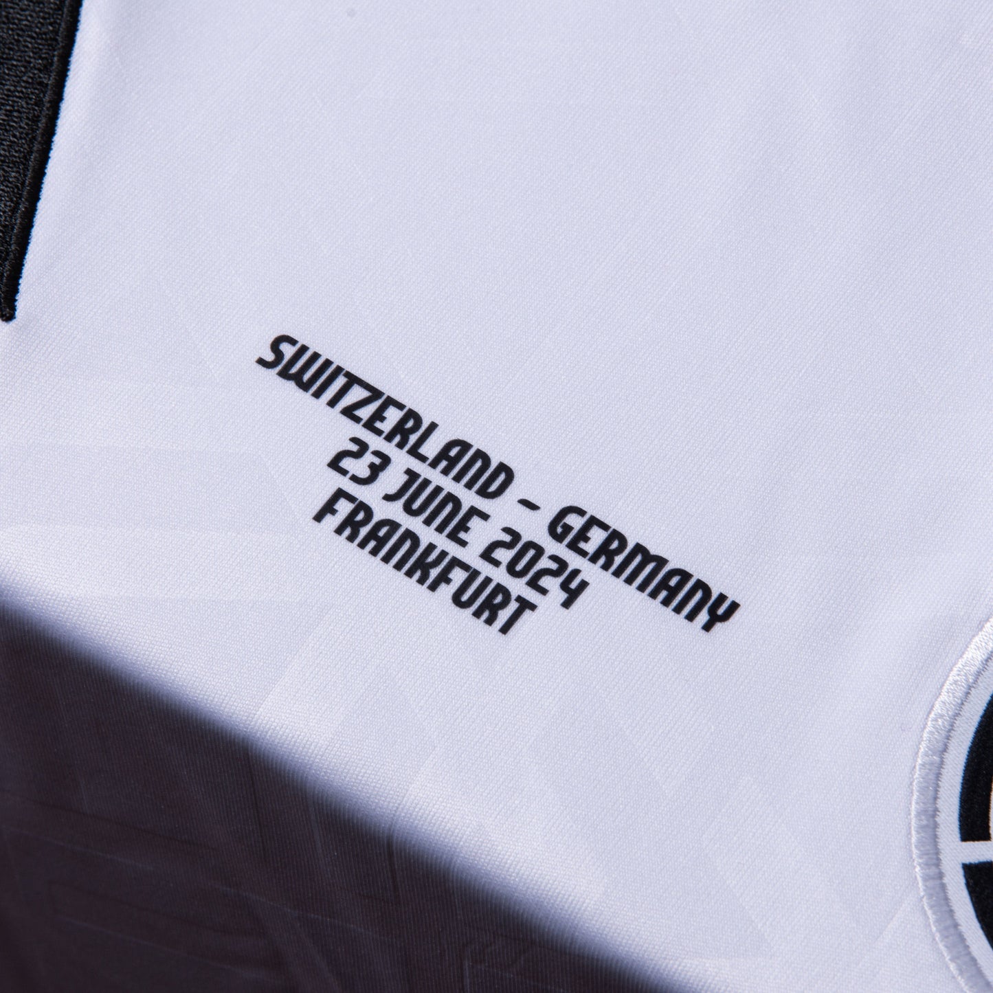 adidas Germany Home Shirt incl. Germany v Switzerland 23 June 2024 Matchday Transfer
