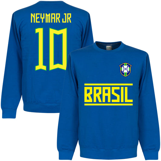 Brazil Team Neymar Jr 10 Sweatshirt - Royal