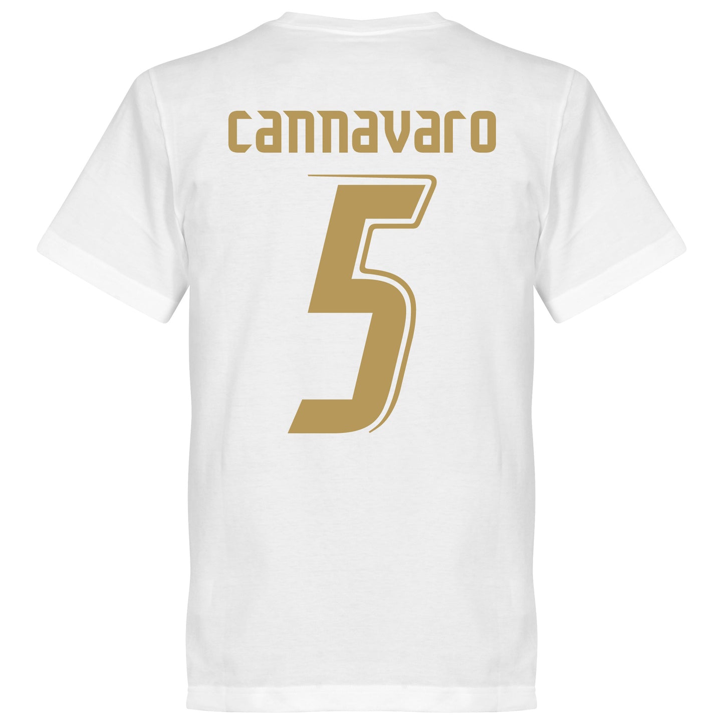 2006 Italy Cannavaro T-shirt - White