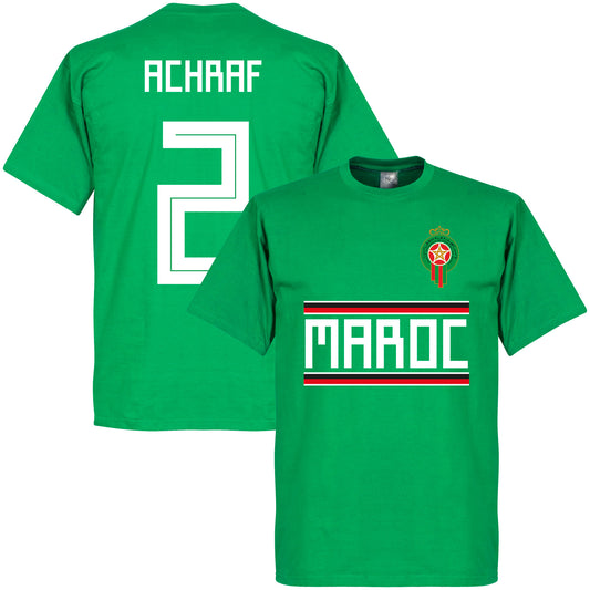 Morocco Achraf 2 Team  T-Shirt - Green
