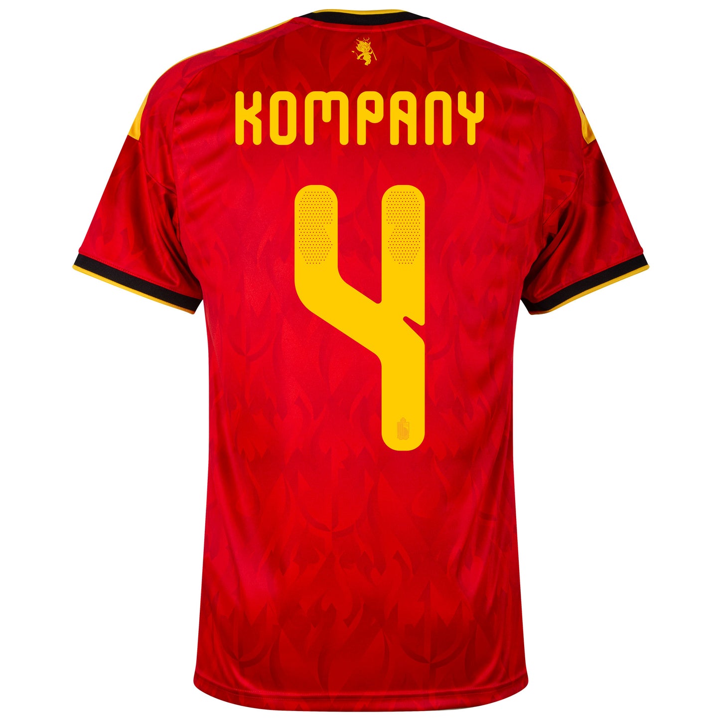 adidas Belgium Home Kompany 4 Shirt 2026-2027 (Official Printing)