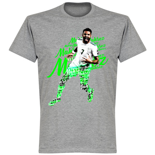 Mahrez Script T-Shirt - Grey