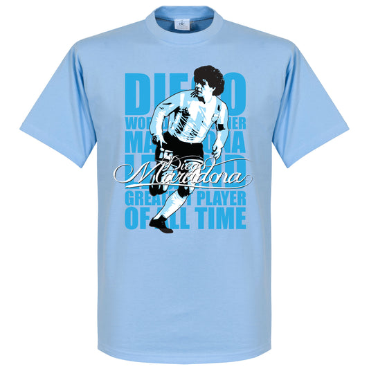Maradona Legend T-Shirt - Sky