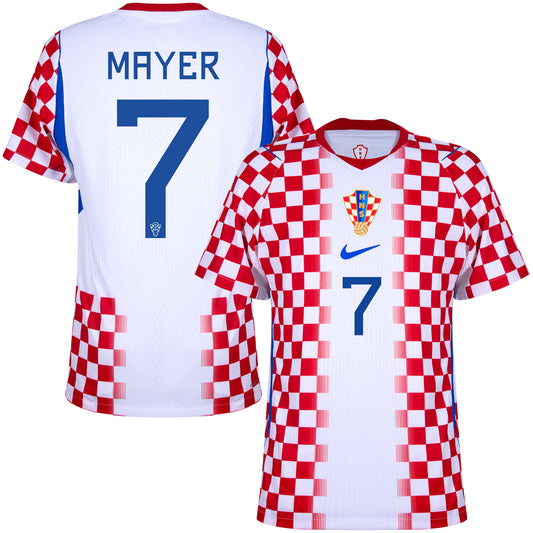Nike Croatia Aero-Fit Match Home Majer 7 Shirt 2026 (Official Printing)