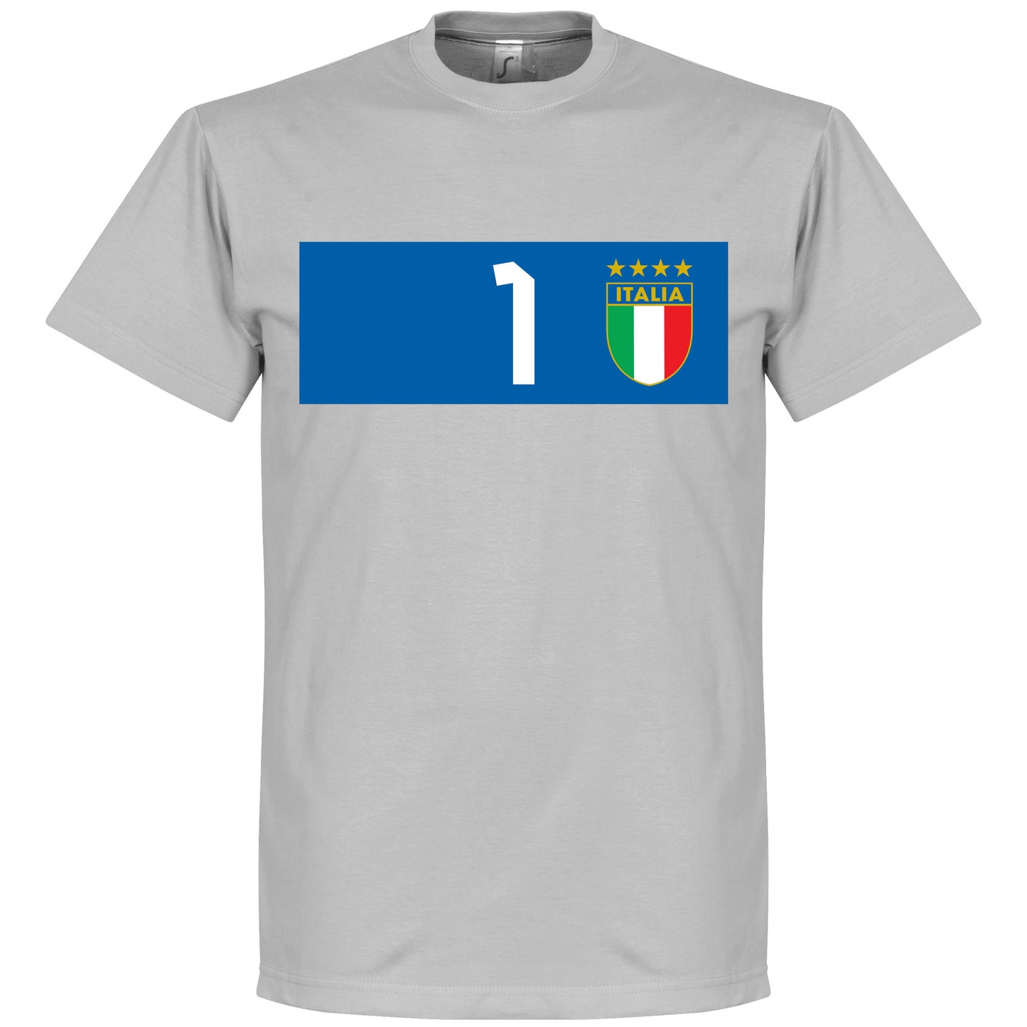 Italy Buffon Banner T-Shirt - Grey