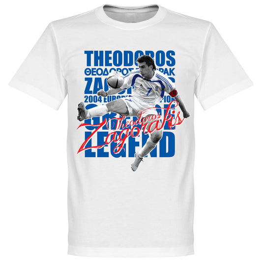 Theodoros Zagorakis Legend T-shirt - White