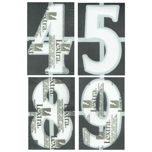 02-04 England Away Front/Short Numbers - Loose