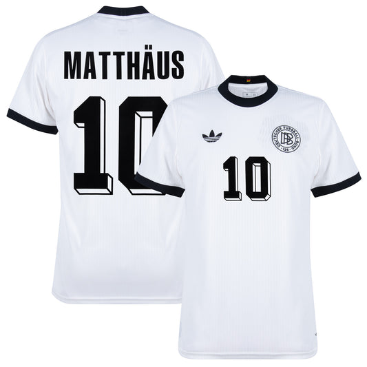 adidas Germany 125th Anniversary Matthäus 10 Shirt (1992 Legend Flock Printing)