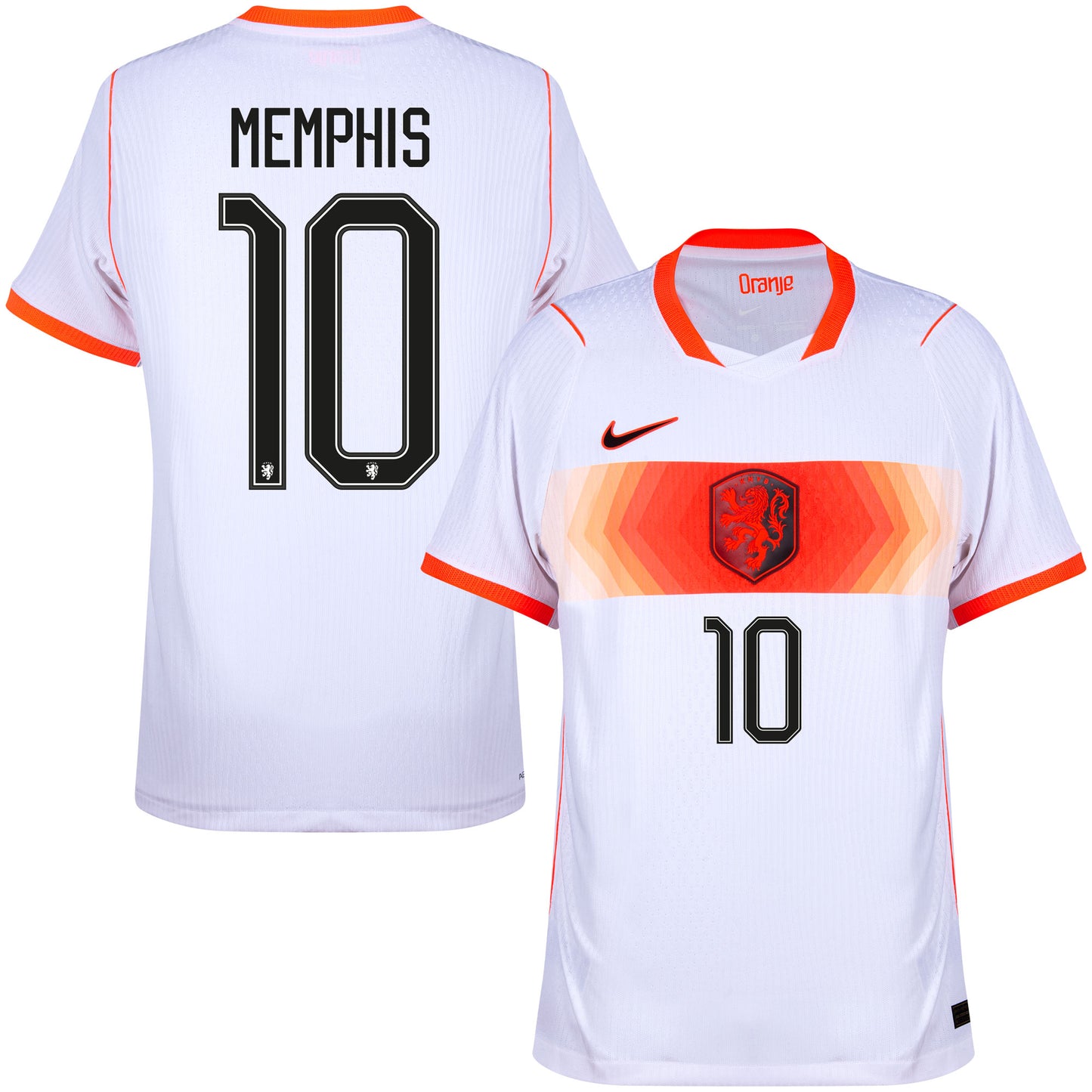 Nike Holland Aero-Fit Match Away Memphis 10 Shirt 2026-2027 (Official Printing)