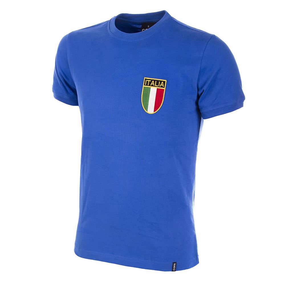 Copa Italy Home No.21 Retro Shirt 1970 (Retro Flock Printing)