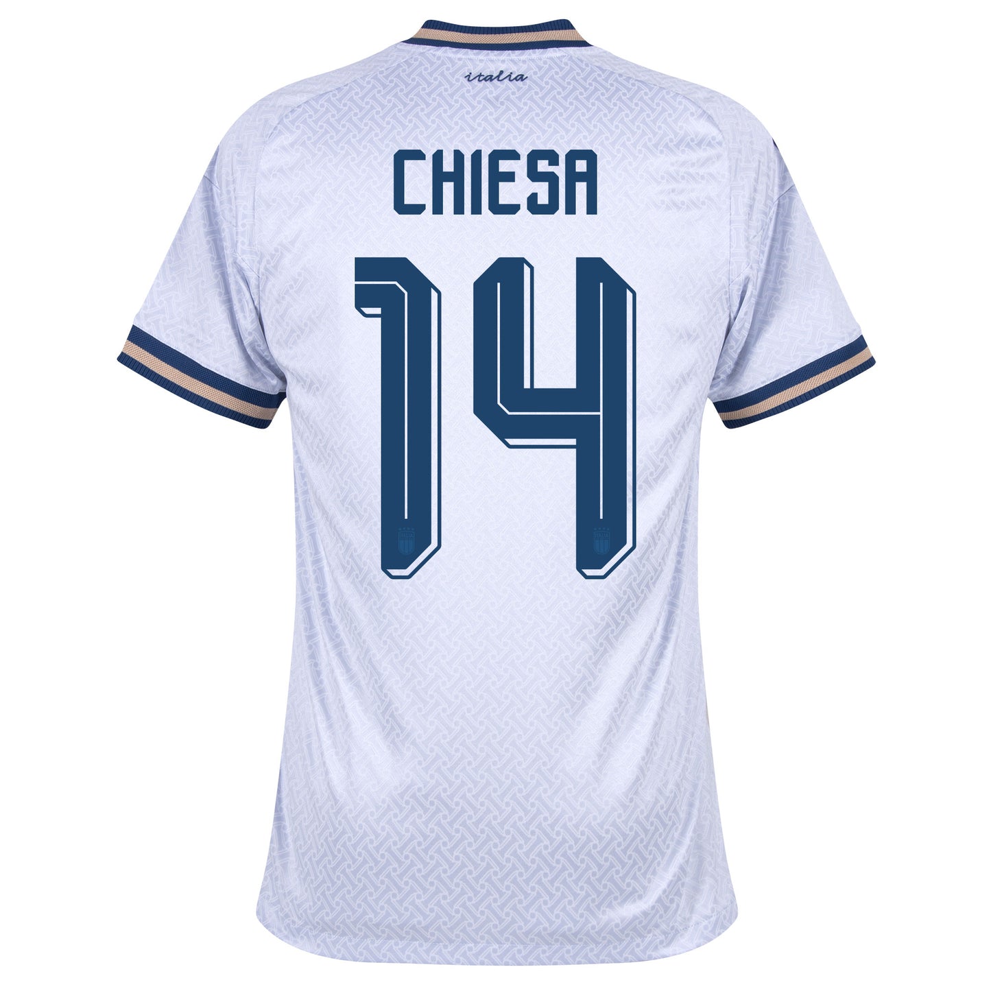 adidas Italy Authentic Away Chiesa 14 Shirt 2026-2027 (Official Printing)