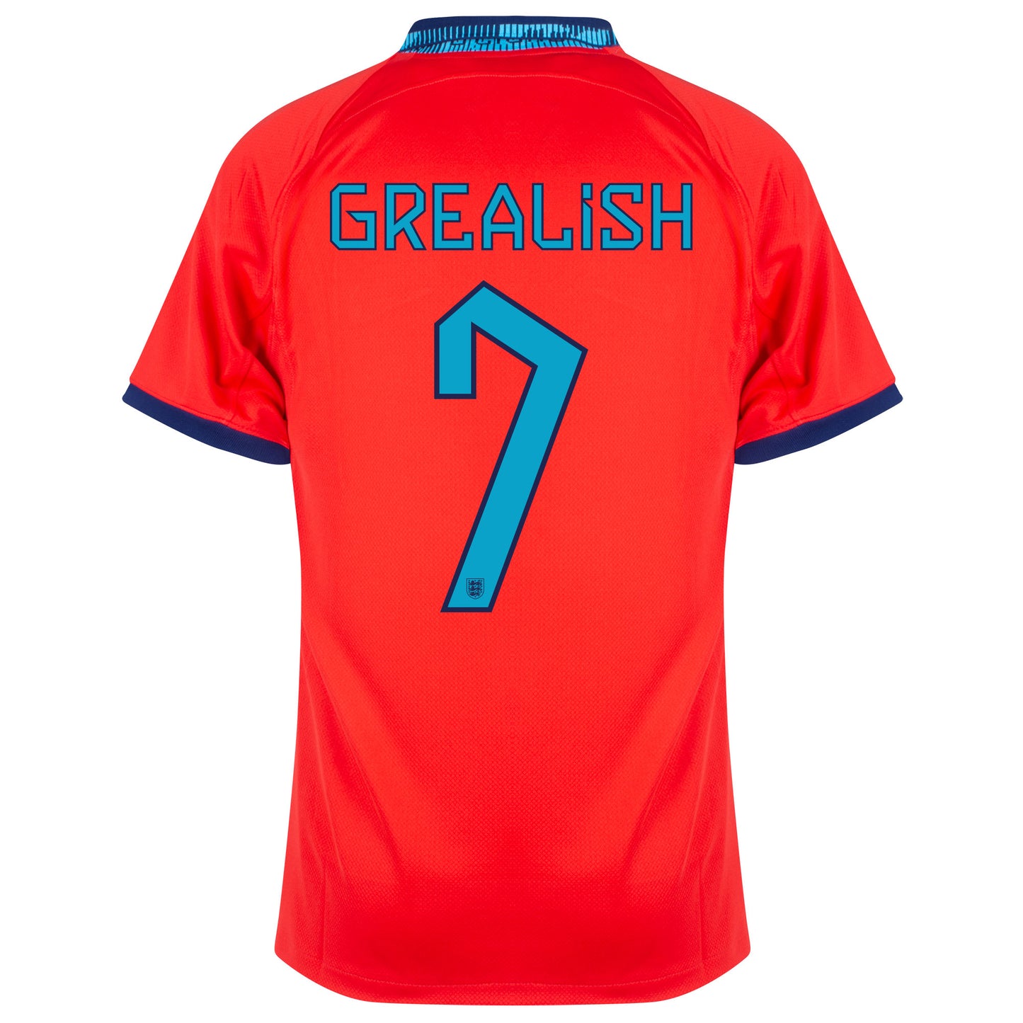 Nike England Away Grealish 7 Shirt 2022-2023 (Official Printing)