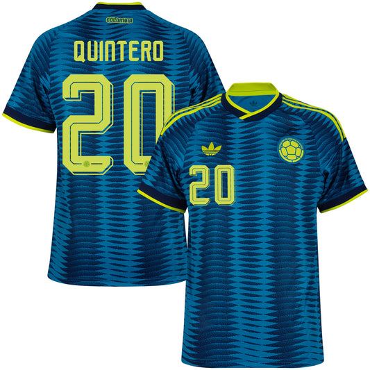 adidas Colombia Away Quintero 20 Shirt 2026-2027 (Official Printing)