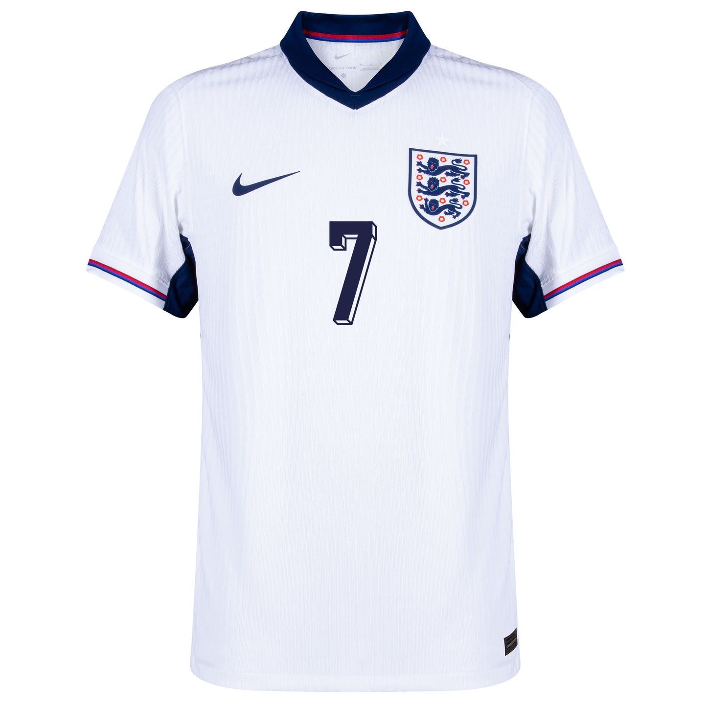 Nike England Dri-Fit ADV Match Home Saka 7 Shirt 2024-2025 (Official Printing)
