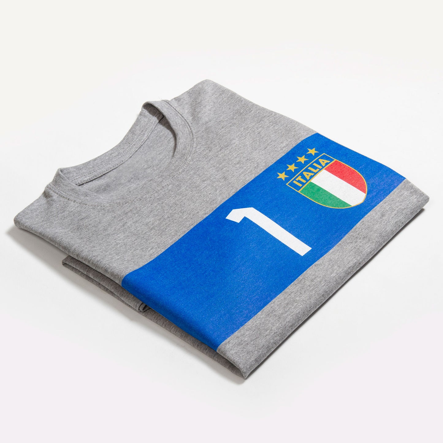 Italy Buffon Banner T-Shirt - Grey