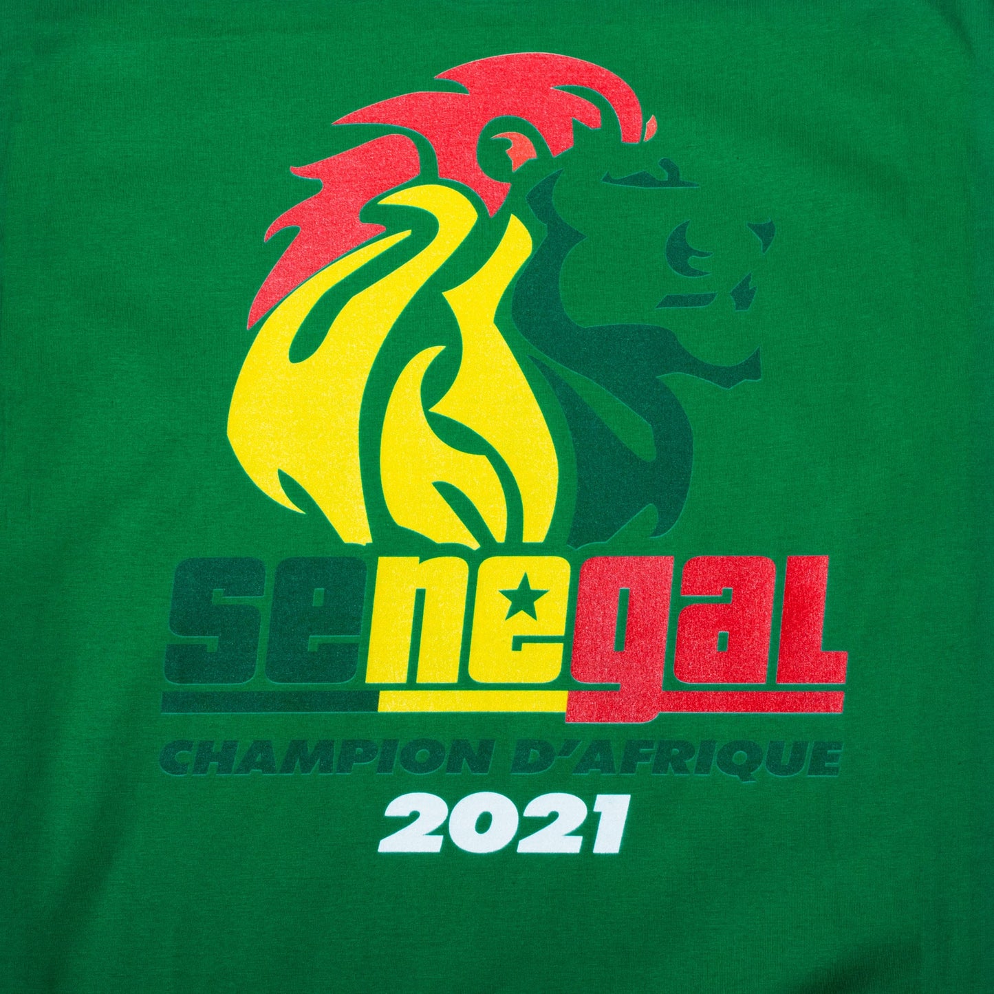 Senegal 2021 Winners Mané 10 T-shirt - Green