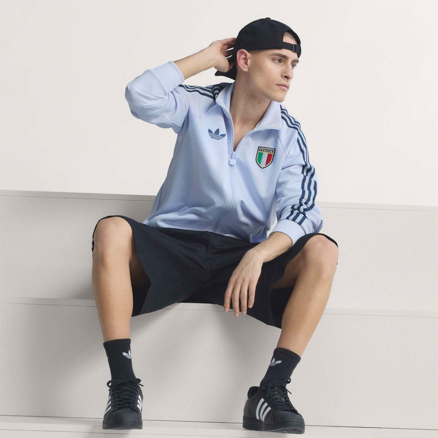 adidas Originals Italy Track Jacket - Pale Blue