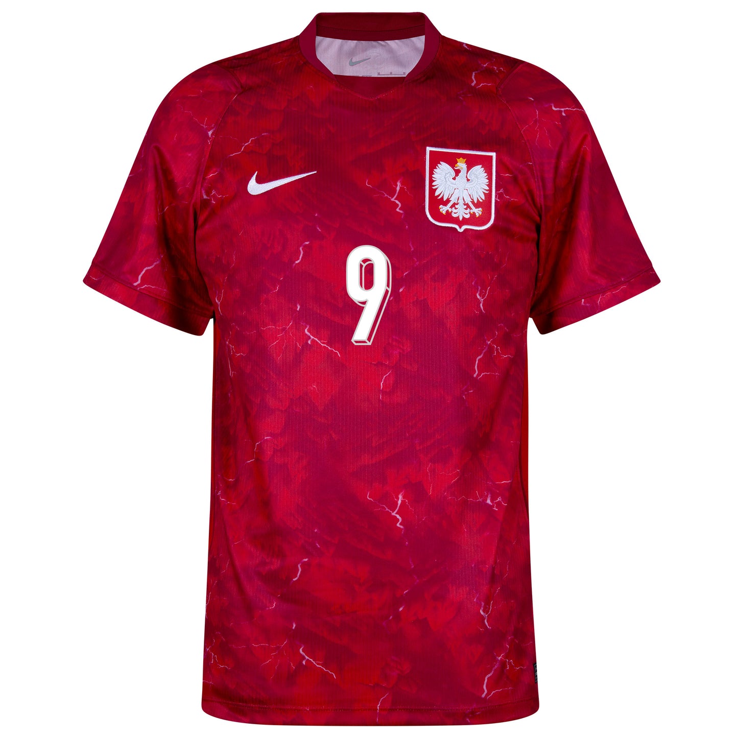 Nike Poland Away KIDS Lewandowski 9 Shirt 2026-2027 (Fan Style Printing)