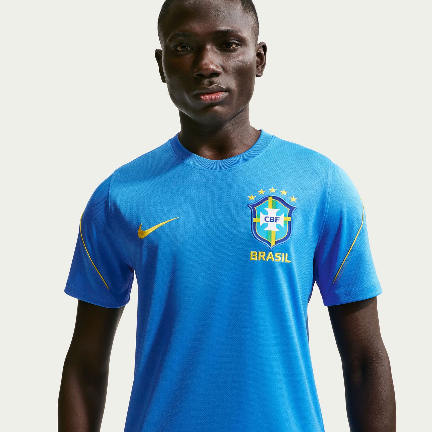 Nike Brazil Dri-Fit Strike S/S Top - Blue - 2026-2027
