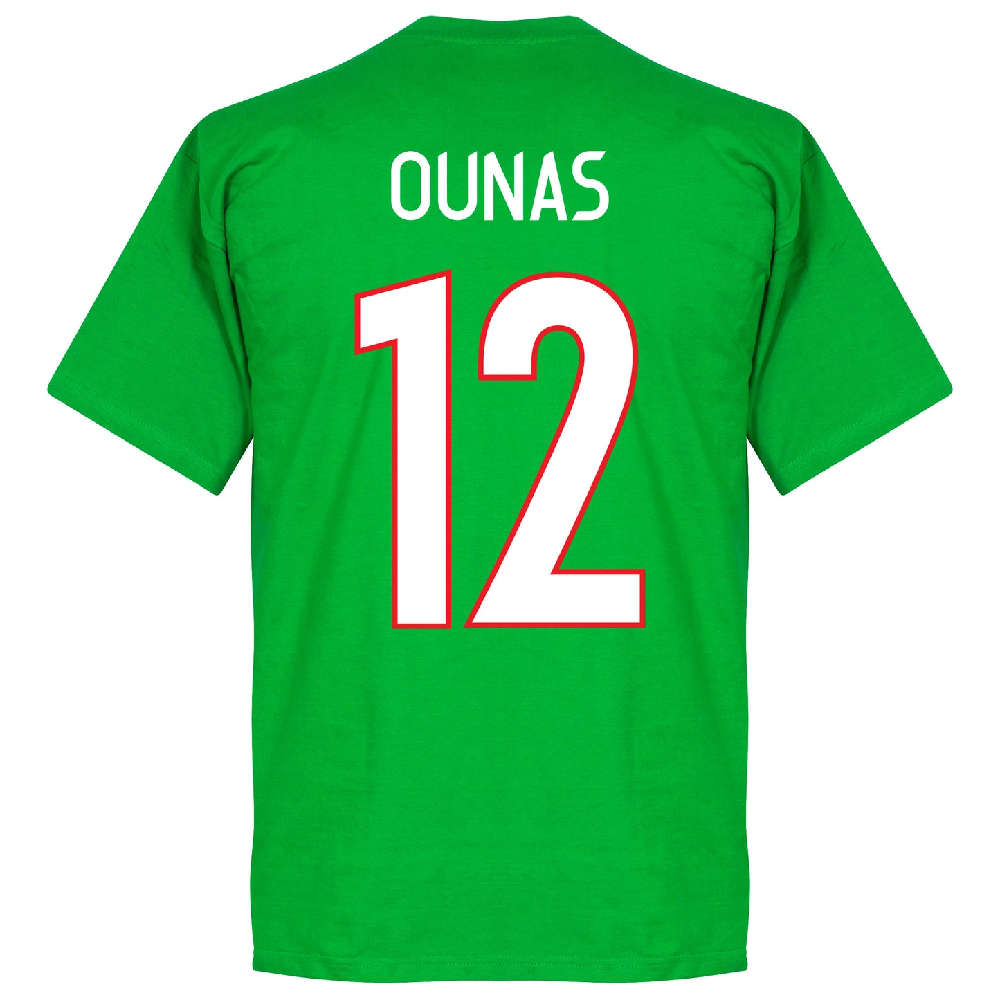 Algeria Ounas 12 Team T-Shirt - Green