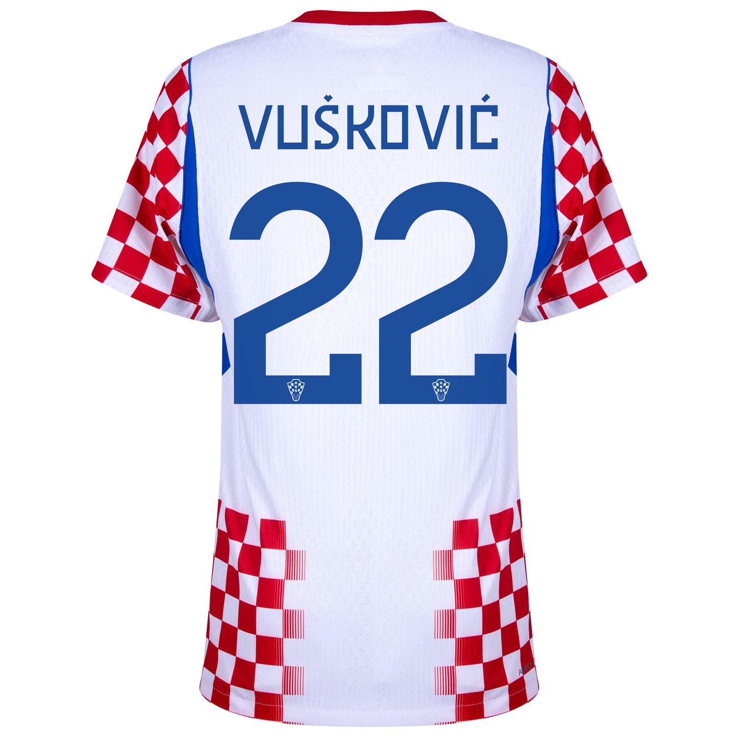 Nike Croatia Aero-Fit Match Home Vušković 22 Shirt 2026 (Official Printing)