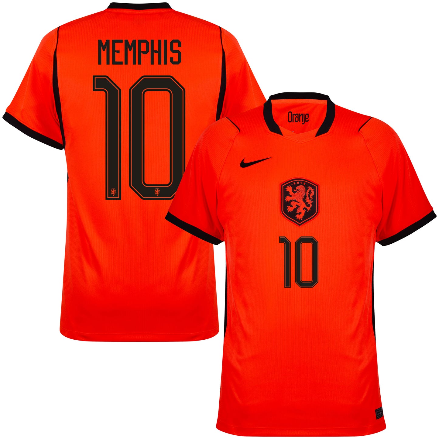 Nike Holland Home Memphis 10 Shirt 2026-2027 (Official Printing)