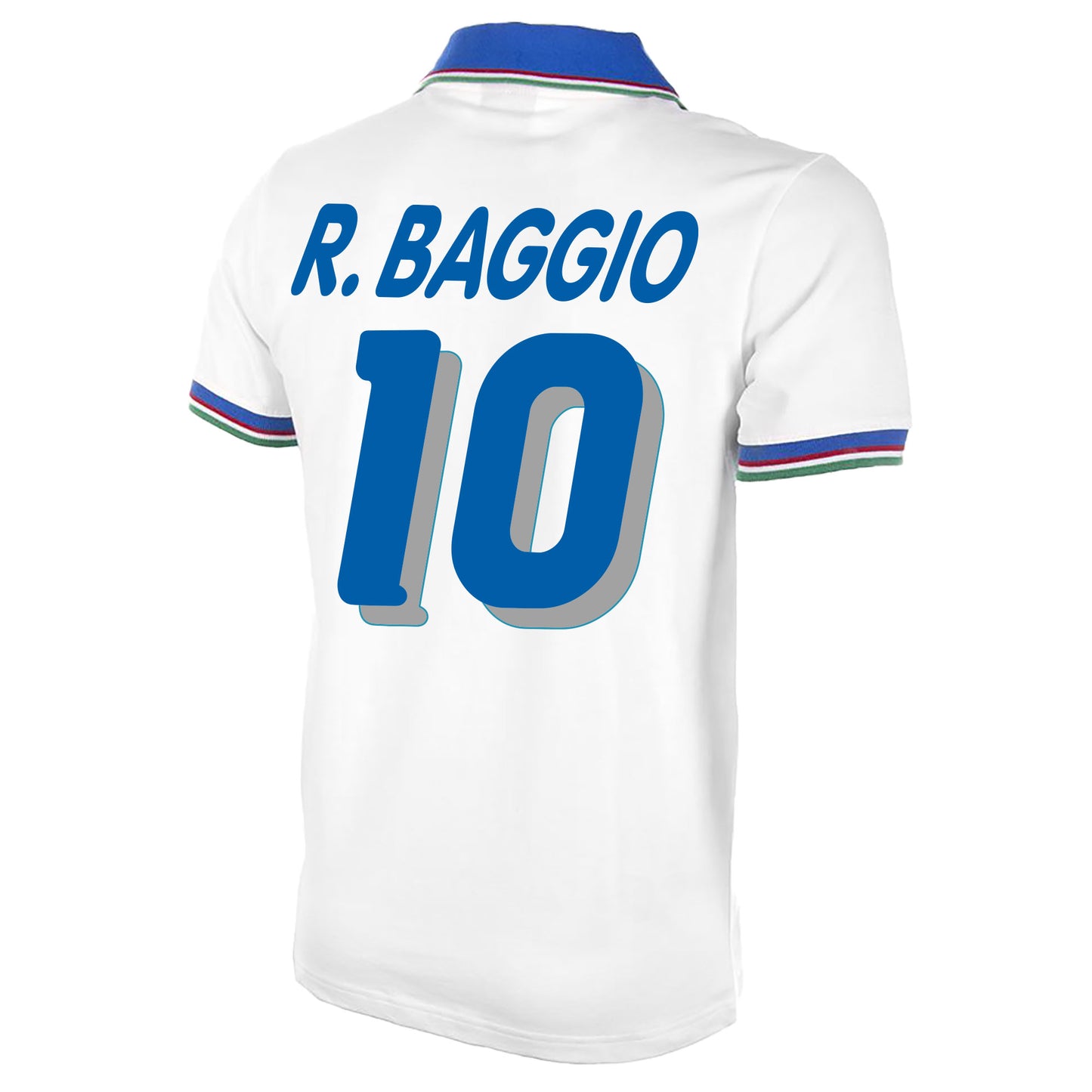 Copa Italy Away R.Baggio 10 Retro Shirt 1982 (World Cup ’94 Retro Flex Printing)