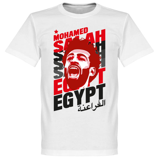 Salah Egypt Portrait KIDS T-Shirt - White