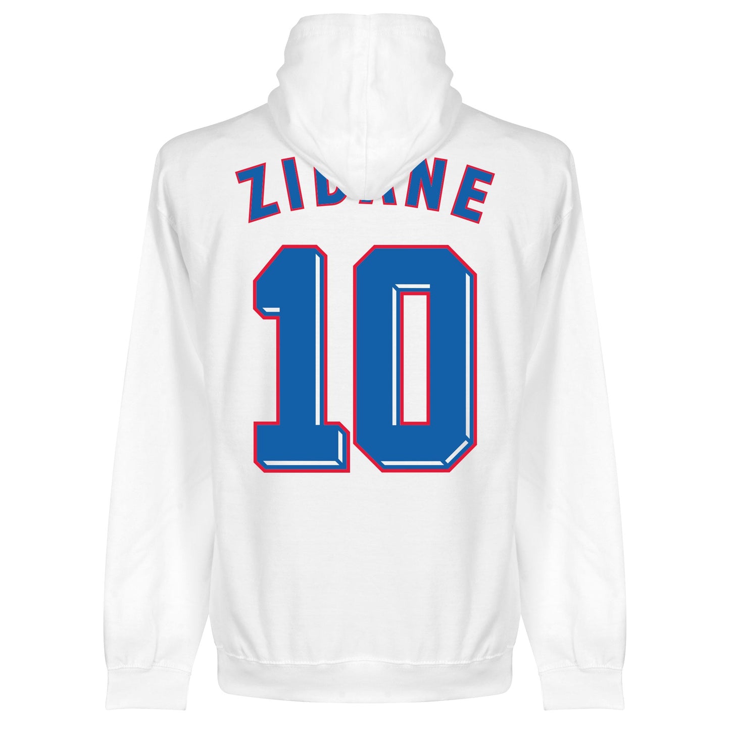 1998 Zidane No.10 Hoodie - White