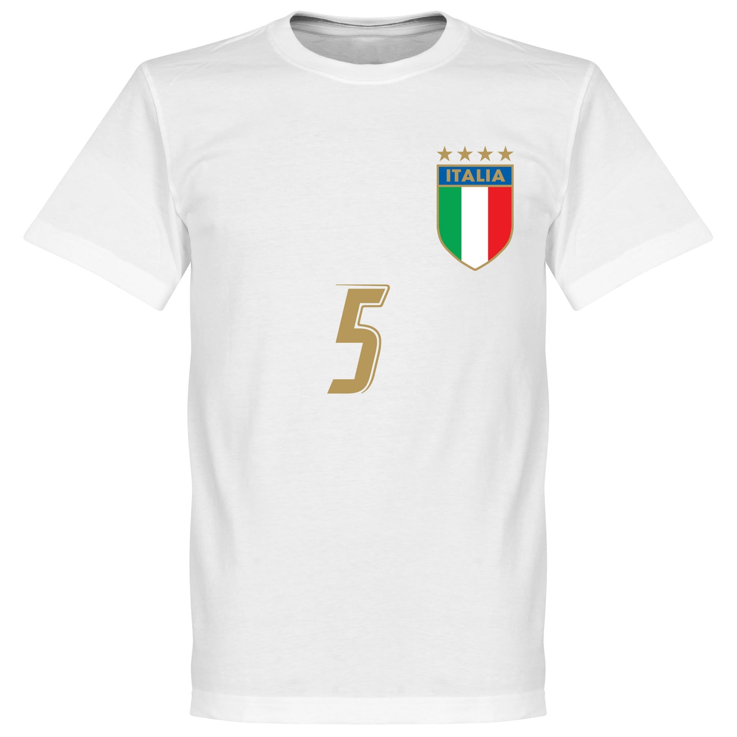 2006 Italy Cannavaro T-shirt - White