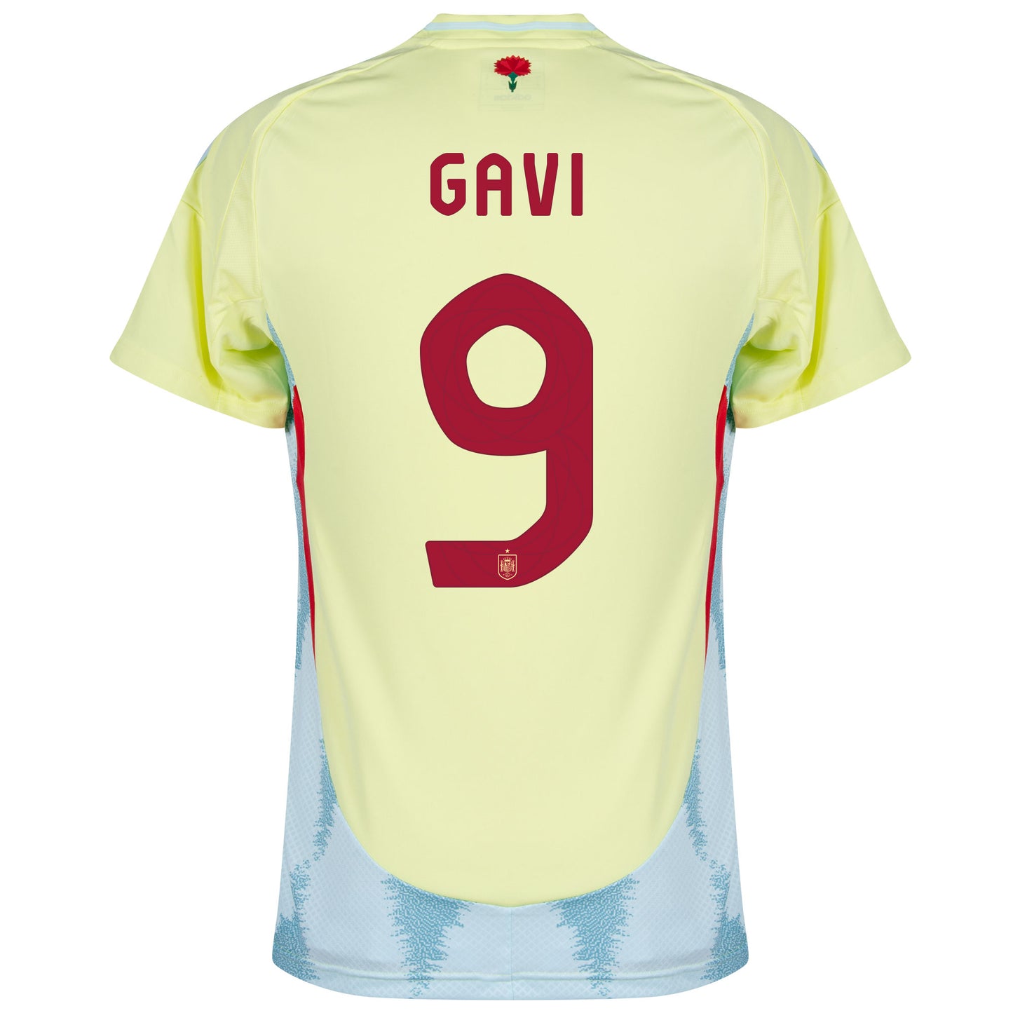adidas Spain Away Gavi 9 Shirt 2024-2025 (Official Printing)