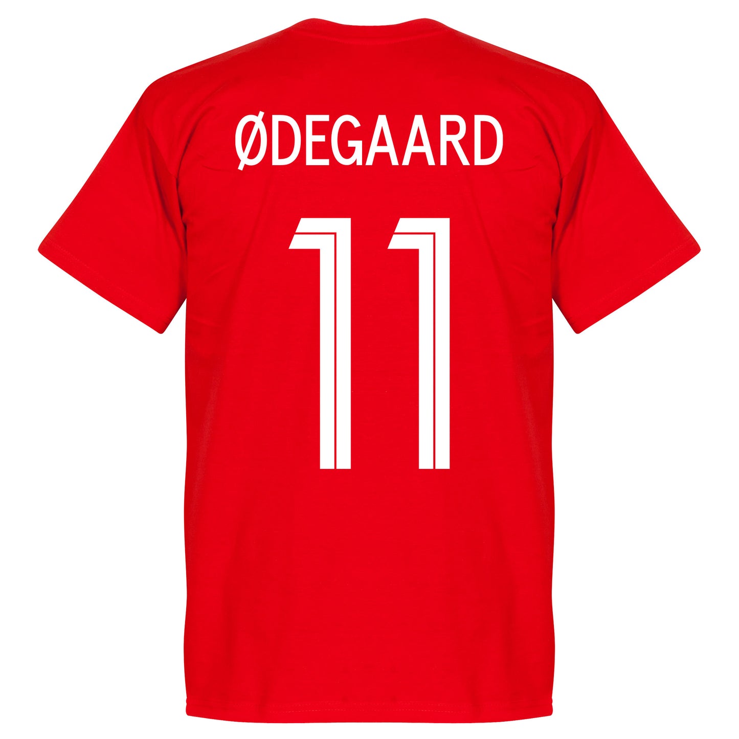 Norway Team Ødegaard 11 T-Shirt - Red