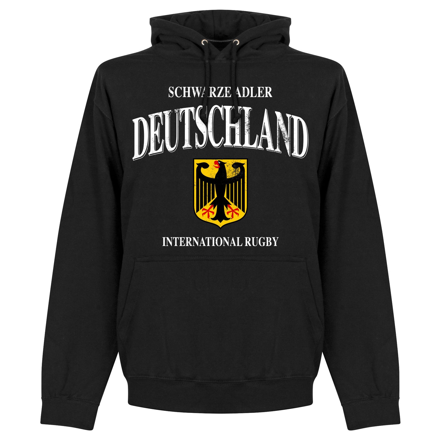Germany Rugby Hoodie - Black