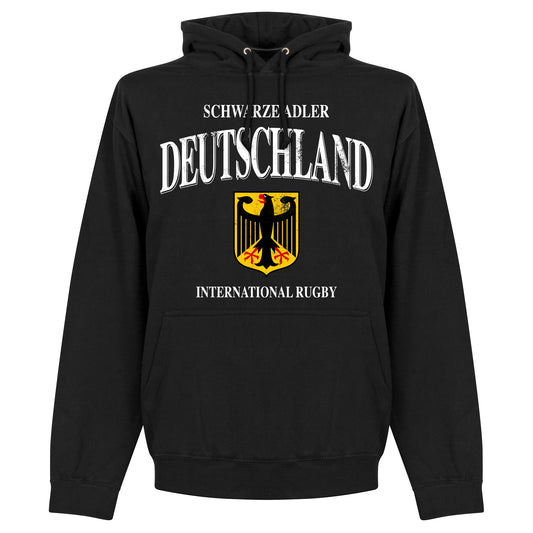 Germany Rugby Hoodie - Black