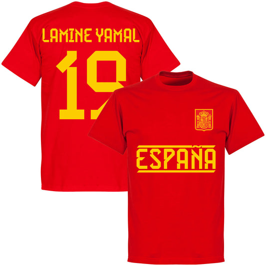 Spain Team Lamine Yamal 19 KIDS T-shirt - Red