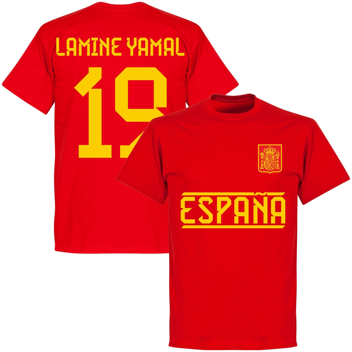 Spain Team Lamine Yamal 19 T-shirt - Red