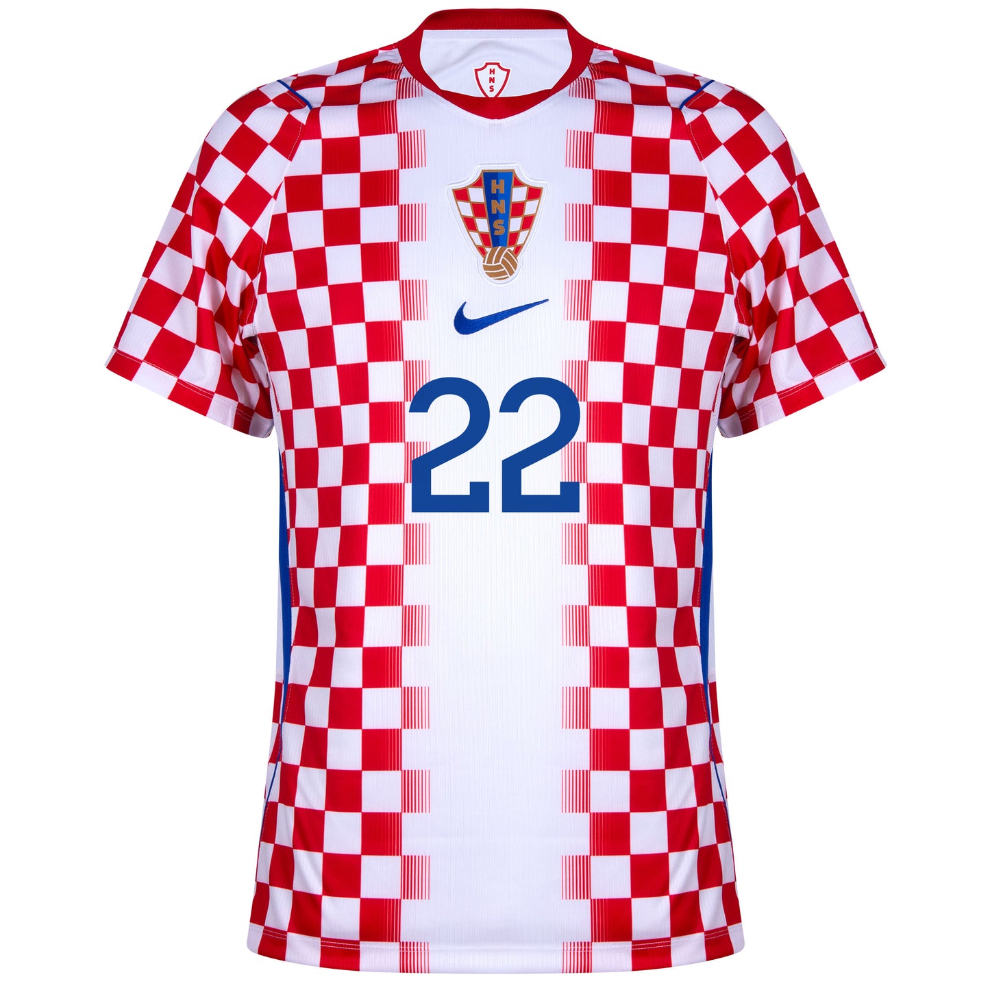 Nike Croatia Home Vušković 22 Shirt 2026 (Official Printing)