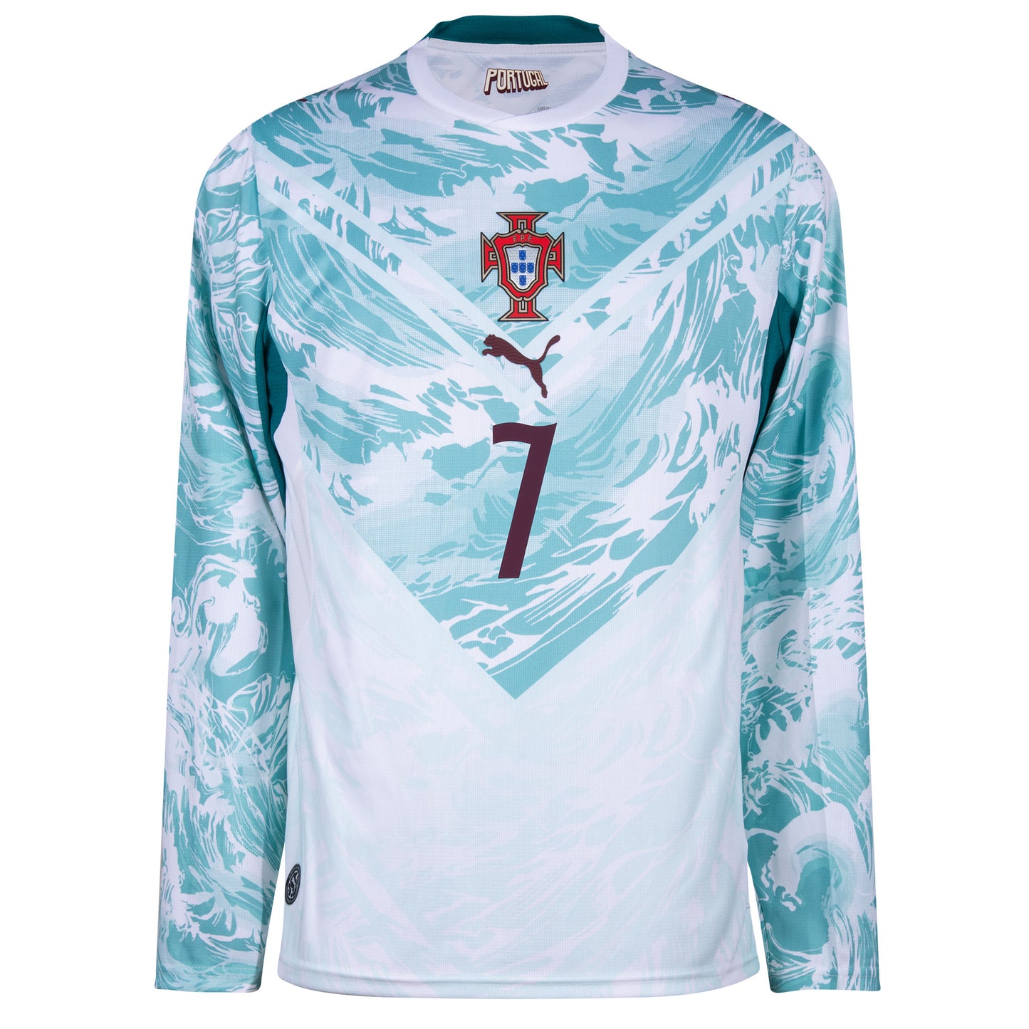 Puma Portugal Away L/S Ronaldo 7 Shirt 2026-2027 (Official Printing)