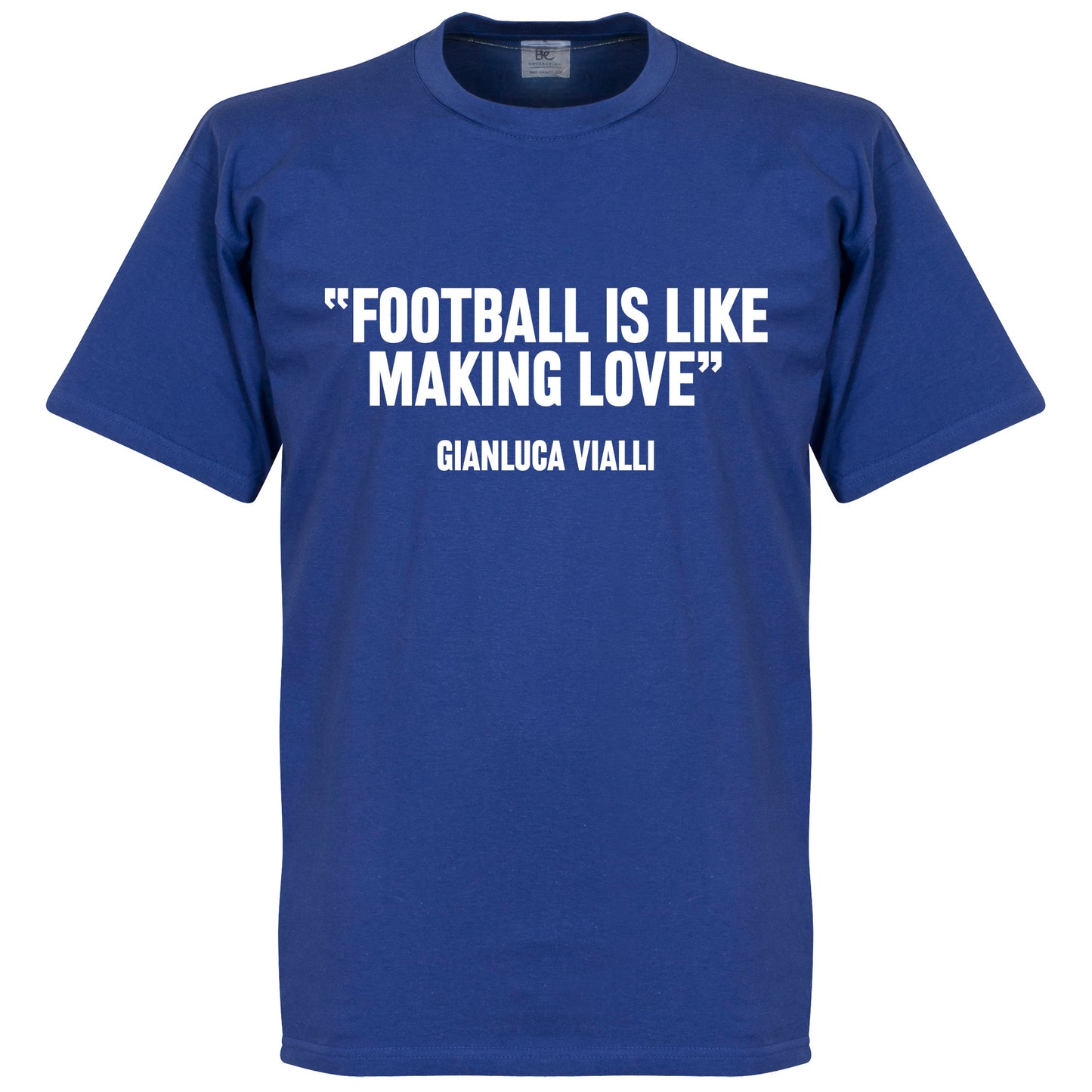 Vialli 9 'Football Is Like Making Love' T-shirt