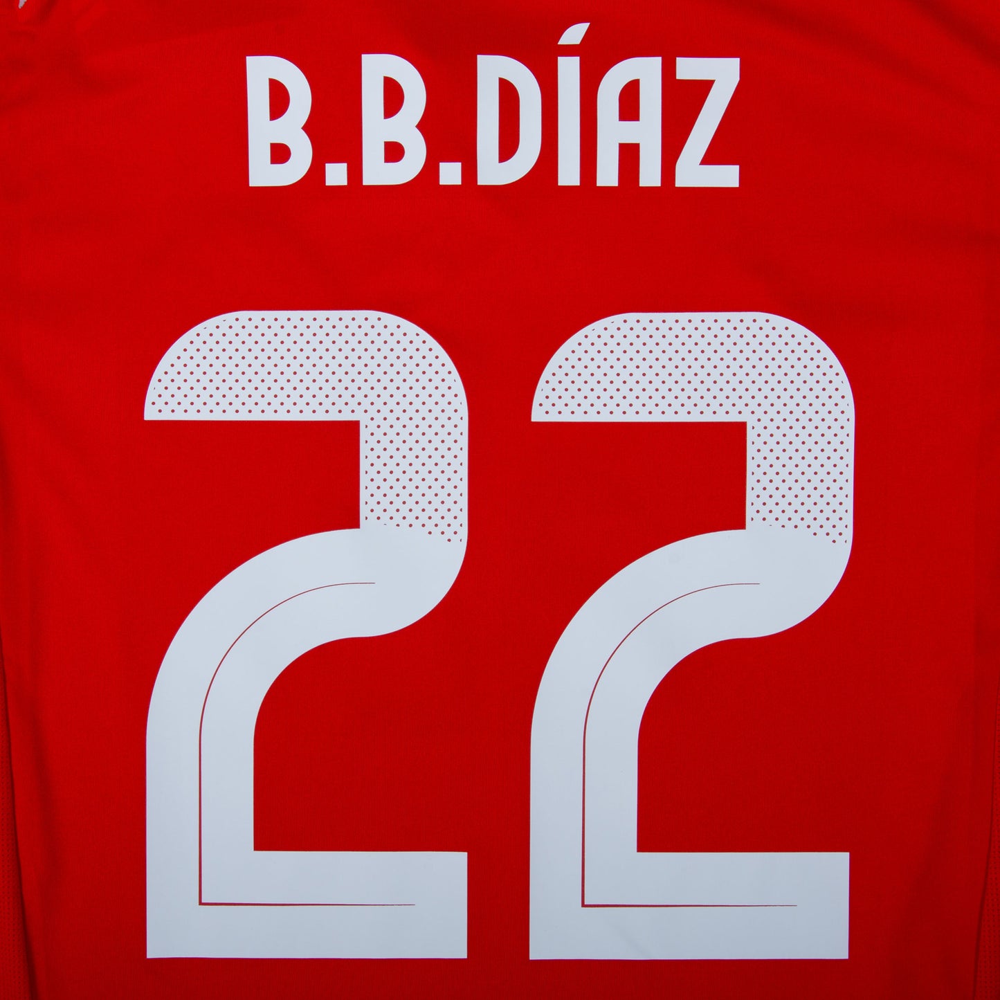adidas Chile Home B.B Díaz 22 Shirt 2024-2025 (Official Printing)
