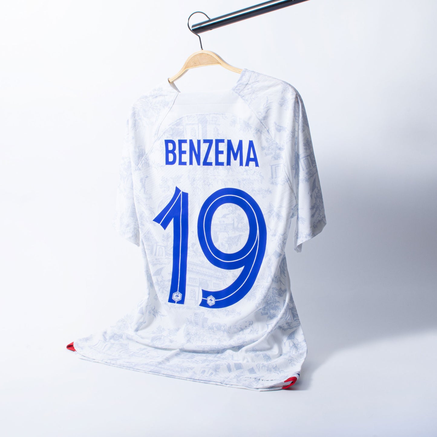 Nike France Dri-Fit ADV Match Away Benzema 19 Shirt 2022-2023 (Official Printing)