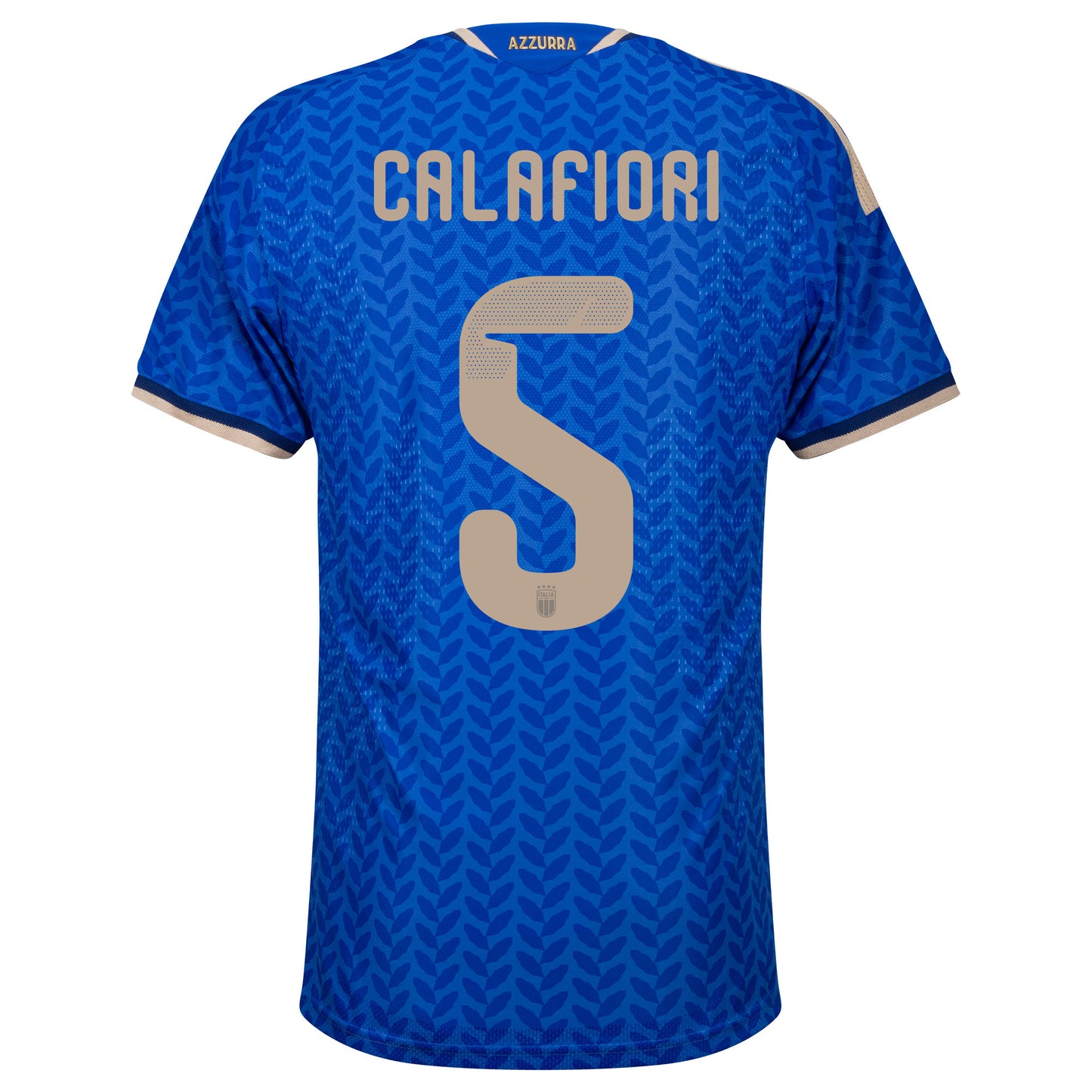 adidas Italy Authentic Home Calafiori 5 Shirt 2026-2027 (Official Printing)