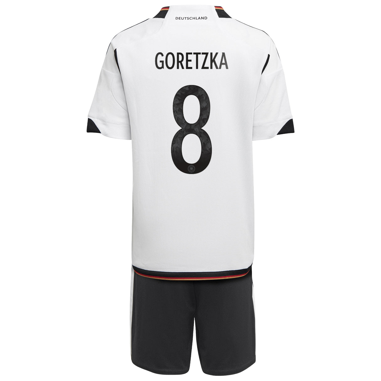 Germany Home Minikit with Goretzka 8 printing - Kit Captain