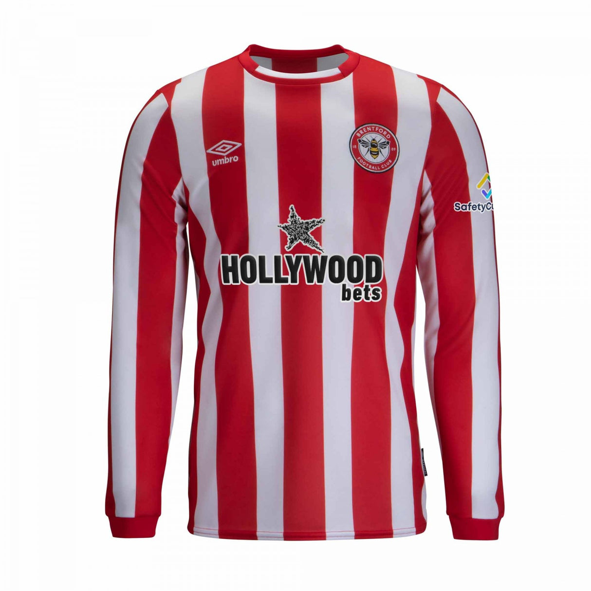 21/23 Brentford Adult L/S Home Shirt - Kit Captain