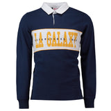 LA Galaxy Cut And Sew Rugby Shirt - Navy - Mens - Kit Captain